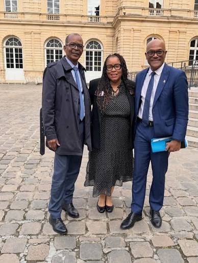 Lydie Koblan-Huberson Sitcharn at the French Senate, Paris